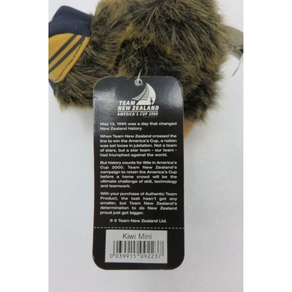 Team NEW ZEALAND Kiwi Mini Plush Toy Embroidered Hat Collectible - Picture 5 of 11